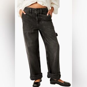 Free People Major Leagues Cargo Jeans sz 25